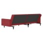 vidaXL Schlafsofa 2-Sitzer Weinrot Samt vidaXL Schlafsofa 2-Sitzer Weinrot Samt