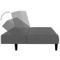 vidaXL Schlafsofa 2-Sitzer Dunkelgrau Samt vidaXL Schlafsofa 2-Sitzer Dunkelgrau Samt