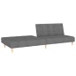 vidaXL Schlafsofa 2-Sitzer Hellgrau Stoff vidaXL Schlafsofa 2-Sitzer Hellgrau Stoff