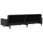 vidaXL Schlafsofa 2-Sitzer Schwarz Kunstleder vidaXL Schlafsofa 2-Sitzer Schwarz Kunstleder
