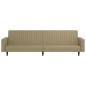 vidaXL Schlafsofa 2-Sitzer Cappuccino-Braun Kunstleder vidaXL Schlafsofa 2-Sitzer Cappuccino-Braun Kunstleder