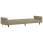 vidaXL Schlafsofa 2-Sitzer Cappuccino-Braun Kunstleder vidaXL Schlafsofa 2-Sitzer Cappuccino-Braun Kunstleder