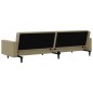 vidaXL Schlafsofa 2-Sitzer Cappuccino-Braun Kunstleder vidaXL Schlafsofa 2-Sitzer Cappuccino-Braun Kunstleder