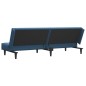 vidaXL Schlafsofa 2-Sitzer Blau Samt vidaXL Schlafsofa 2-Sitzer Blau Samt