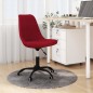 vidaXL Bürostuhl Drehbar Weinrot Stoff vidaXL Bürostuhl Drehbar Weinrot Stoff