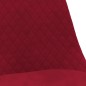vidaXL Bürostuhl Drehbar Weinrot Stoff vidaXL Bürostuhl Drehbar Weinrot Stoff