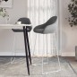 vidaXL Barhocker 2 Stk. Hellgrau Samt vidaXL Barhocker 2 Stk. Hellgrau Samt