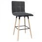vidaXL Barhocker Dunkelgrau Stoff vidaXL Barhocker Dunkelgrau Stoff