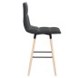 vidaXL Barhocker Dunkelgrau Stoff vidaXL Barhocker Dunkelgrau Stoff