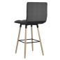 vidaXL Barhocker Dunkelgrau Stoff vidaXL Barhocker Dunkelgrau Stoff