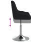 vidaXL Barhocker Schwarz Stoff vidaXL Barhocker Schwarz Stoff