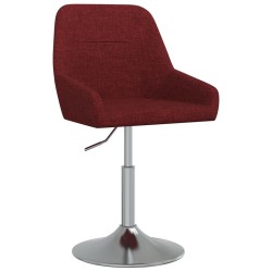 vidaXL Barhocker Weinrot Stoff