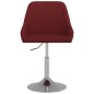 vidaXL Barhocker Weinrot Stoff vidaXL Barhocker Weinrot Stoff