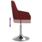 vidaXL Barhocker Weinrot Stoff vidaXL Barhocker Weinrot Stoff