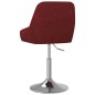 vidaXL Barhocker Weinrot Stoff vidaXL Barhocker Weinrot Stoff