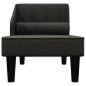 vidaXL Chaiselongue mit Nackenrolle Blau Stoff vidaXL Chaiselongue mit Nackenrolle Blau Stoff