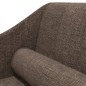 vidaXL Chaiselongue mit Nackenrolle Taupe Stoff vidaXL Chaiselongue mit Nackenrolle Taupe Stoff