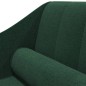 vidaXL Chaiselongue mit Nackenrolle Dunkelgrün Stoff vidaXL Chaiselongue mit Nackenrolle Dunkelgrün Stoff