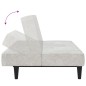 vidaXL Schlafsofa 2-Sitzer Hellgrau Mikrofasergewebe vidaXL Schlafsofa 2-Sitzer Hellgrau Mikrofasergewebe