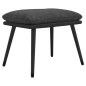 vidaXL Fußhocker Dunkelgrau 45x29,5x35 cm Stoff und Kunstleder vidaXL Fußhocker Dunkelgrau 45x29,5x35 cm Stoff und Kunstleder