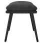 vidaXL Fußhocker Dunkelgrau 45x29,5x35 cm Stoff und Kunstleder vidaXL Fußhocker Dunkelgrau 45x29,5x35 cm Stoff und Kunstleder