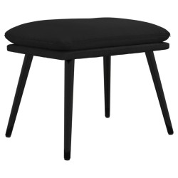 vidaXL Fußhocker Schwarz 45x29,5x35 cm Kunstleder Glänzend