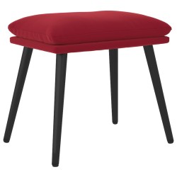 vidaXL Fußhocker Weinrot 45x29,5x35 cm Samt
