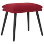 vidaXL Fußhocker Weinrot 45x29,5x35 cm Samt vidaXL Fußhocker Weinrot 45x29,5x35 cm Samt