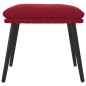 vidaXL Fußhocker Weinrot 45x29,5x35 cm Samt vidaXL Fußhocker Weinrot 45x29,5x35 cm Samt