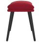 vidaXL Fußhocker Weinrot 45x29,5x35 cm Samt vidaXL Fußhocker Weinrot 45x29,5x35 cm Samt