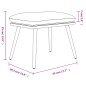 vidaXL Fußhocker Weinrot 45x29,5x35 cm Samt vidaXL Fußhocker Weinrot 45x29,5x35 cm Samt