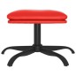 vidaXL Fußhocker Rot 60x60x36 cm Kunstleder vidaXL Fußhocker Rot 60x60x36 cm Kunstleder