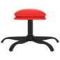 vidaXL Fußhocker Rot 60x60x36 cm Kunstleder vidaXL Fußhocker Rot 60x60x36 cm Kunstleder