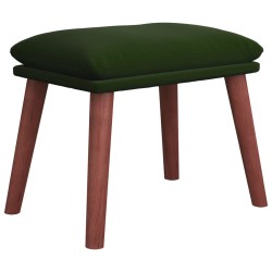 vidaXL Fußhocker Dunkelgrün 45x29,5x35 cm Samt
