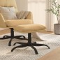 vidaXL Fußhocker Creme 60x60x36 cm Mikrofasergewebe vidaXL Fußhocker Creme 60x60x36 cm Mikrofasergewebe