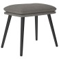 vidaXL Fußhocker Hellgrau 45x29,5x35 cm Stoff vidaXL Fußhocker Hellgrau 45x29,5x35 cm Stoff