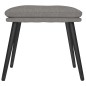 vidaXL Fußhocker Hellgrau 45x29,5x35 cm Stoff vidaXL Fußhocker Hellgrau 45x29,5x35 cm Stoff