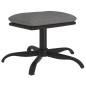 vidaXL Fußhocker Hellgrau 60x60x36 cm Stoff und Kunstleder vidaXL Fußhocker Hellgrau 60x60x36 cm Stoff und Kunstleder