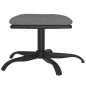 vidaXL Fußhocker Hellgrau 60x60x36 cm Stoff und Kunstleder vidaXL Fußhocker Hellgrau 60x60x36 cm Stoff und Kunstleder