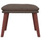 vidaXL Fußhocker Taupe 45x29,5x35 cm Stoff vidaXL Fußhocker Taupe 45x29,5x35 cm Stoff