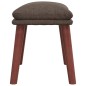 vidaXL Fußhocker Taupe 45x29,5x35 cm Stoff vidaXL Fußhocker Taupe 45x29,5x35 cm Stoff