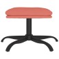 vidaXL Fußhocker Rosa 60x60x36 cm Samt vidaXL Fußhocker Rosa 60x60x36 cm Samt