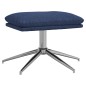 vidaXL Fußhocker Blau 60x60x35 cm Stoff vidaXL Fußhocker Blau 60x60x35 cm Stoff