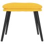 vidaXL Fußhocker Senfgelb 45x29,5x35 cm Stoff vidaXL Fußhocker Senfgelb 45x29,5x35 cm Stoff