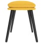 vidaXL Fußhocker Senfgelb 45x29,5x35 cm Stoff vidaXL Fußhocker Senfgelb 45x29,5x35 cm Stoff