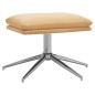 vidaXL Fußhocker Creme 60x60x35 cm Mikrofasergewebe vidaXL Fußhocker Creme 60x60x35 cm Mikrofasergewebe