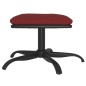 vidaXL Fußhocker Weinrot 60x60x36 cm Stoff und Kunstleder vidaXL Fußhocker Weinrot 60x60x36 cm Stoff und Kunstleder