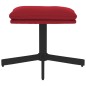 vidaXL Fußhocker Weinrot 60x60x36 cm Samt vidaXL Fußhocker Weinrot 60x60x36 cm Samt