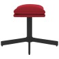 vidaXL Fußhocker Weinrot 60x60x36 cm Samt vidaXL Fußhocker Weinrot 60x60x36 cm Samt