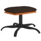 vidaXL Fußhocker Braun 60x60x36 cm Stoff und Kunstleder vidaXL Fußhocker Braun 60x60x36 cm Stoff und Kunstleder